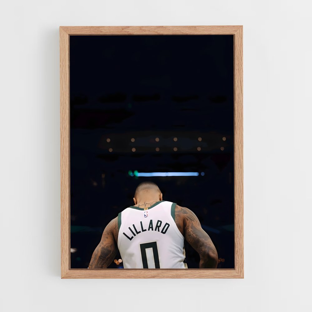 Poster Damian de lillard – affiche Basketball (vue 4)